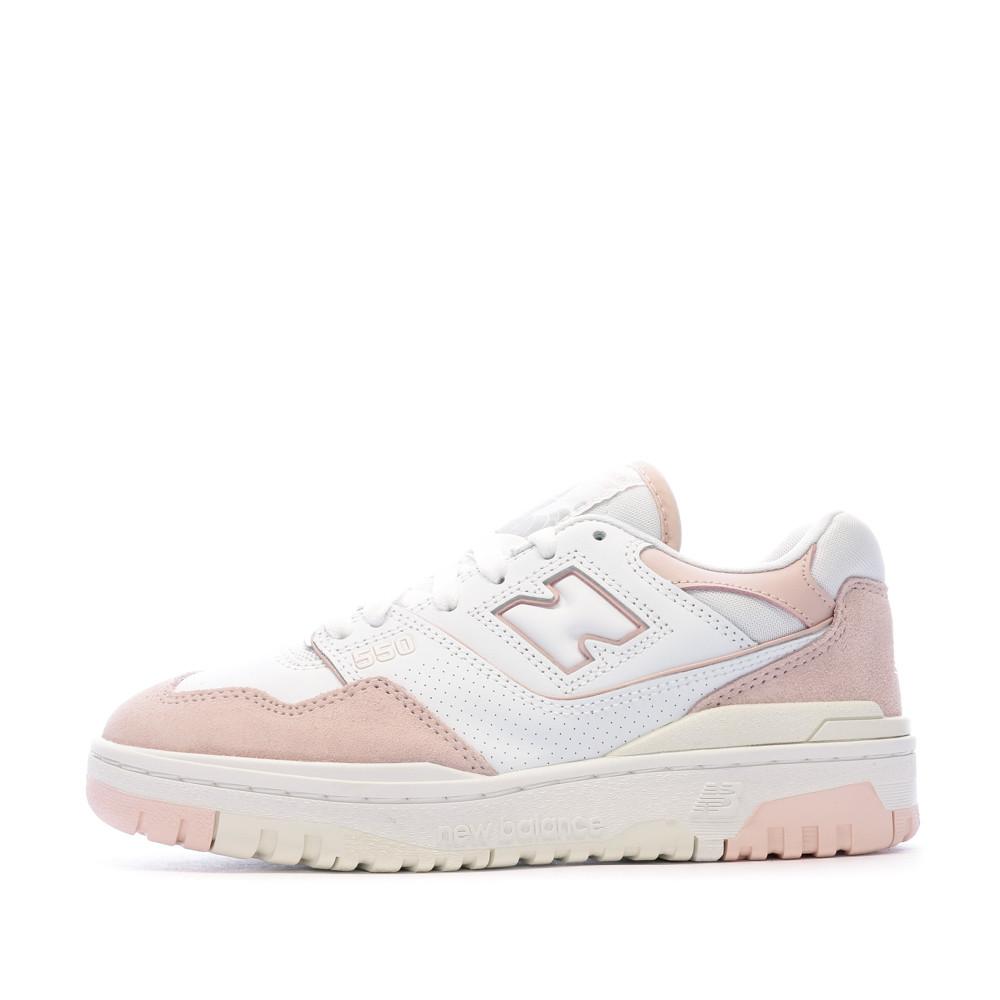 New Balance New Balance 550 Blanche/Rose Femme BBW550
