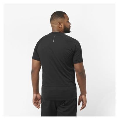 Maillot manches courtes Salomon Cross Run Noir