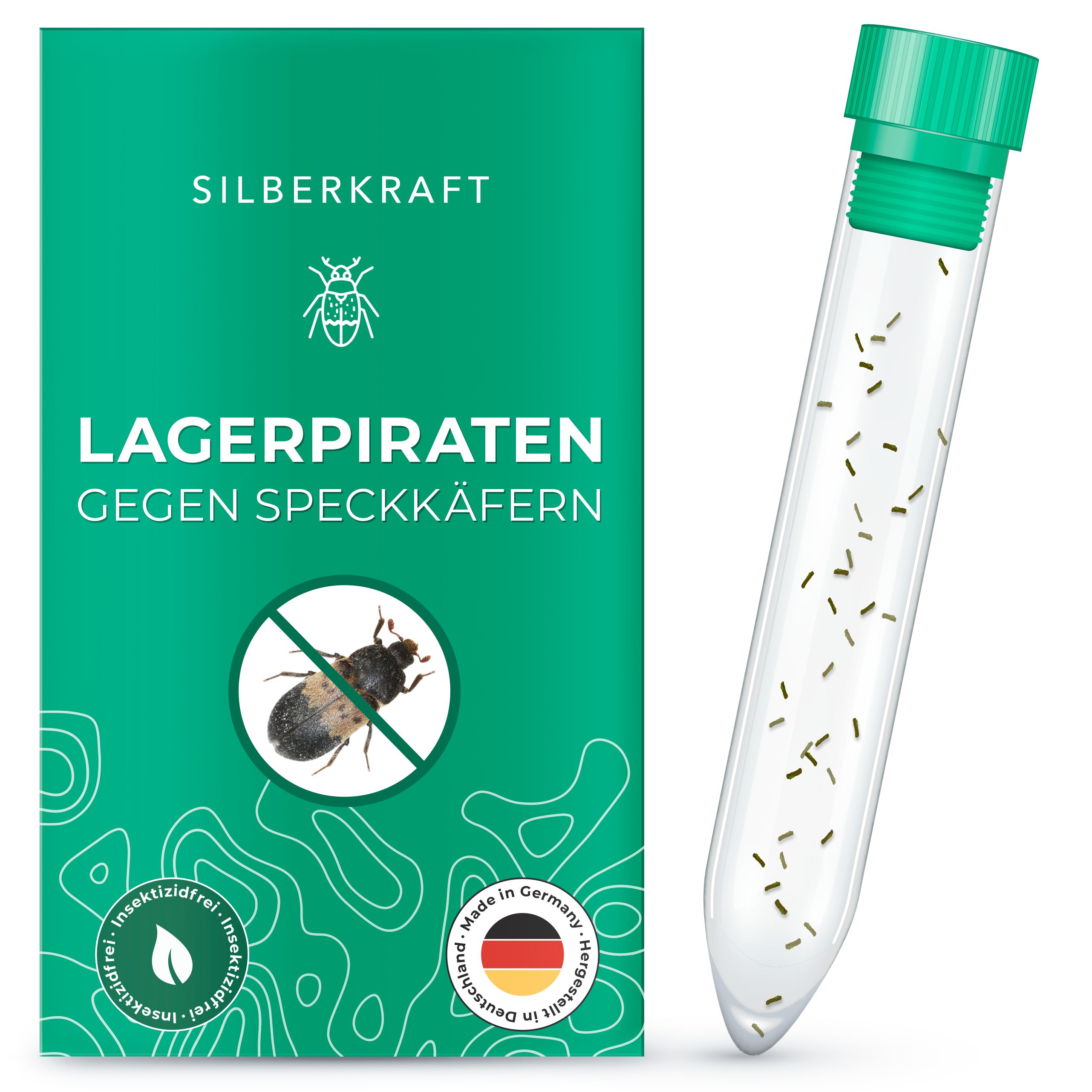 SILBERKRAFT Lagerpirat gegen Speckkäfern