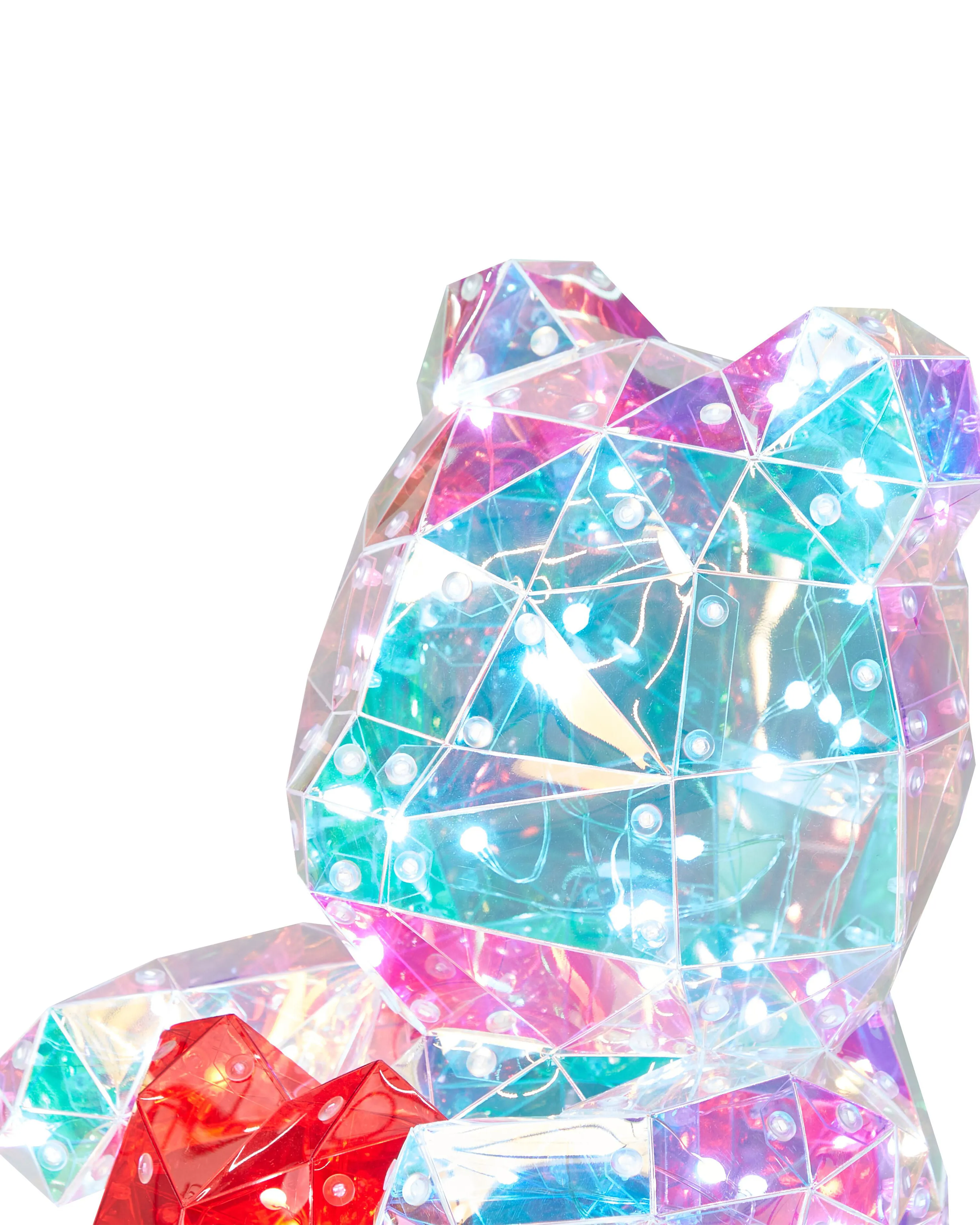 LED decoratie Teddybeer RIGEL met app Meerkleurig