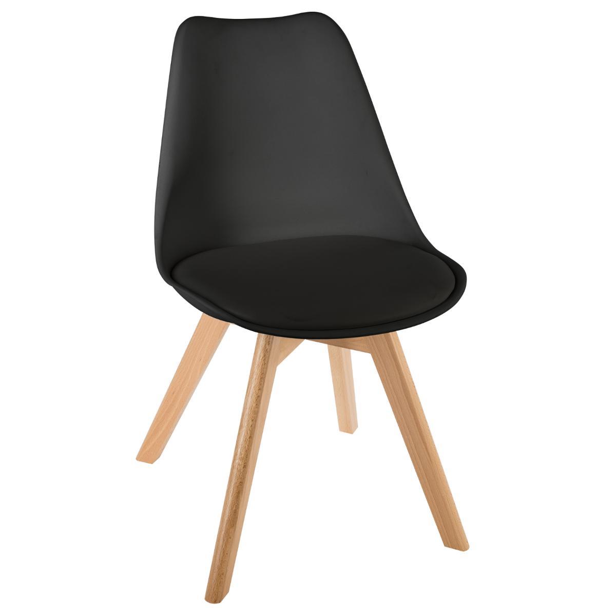 CHAISE DINER NOIR BAYA