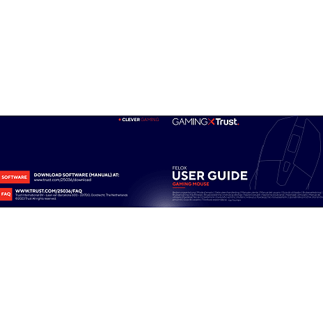 Trust GXT109B Felox gaming mus