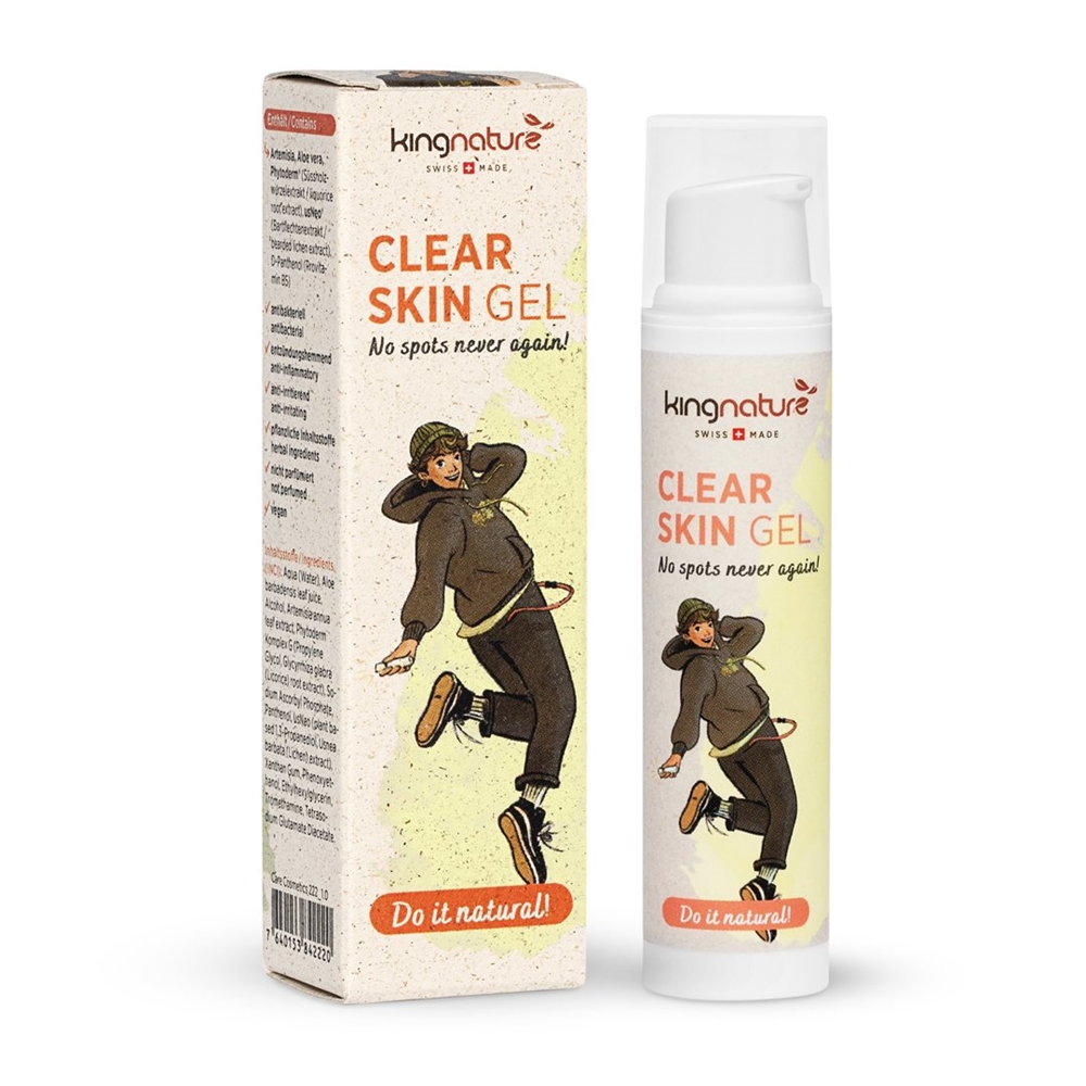 KINGNATURE Clear Skin Gel<br>15 ml, Dispenser, Gel