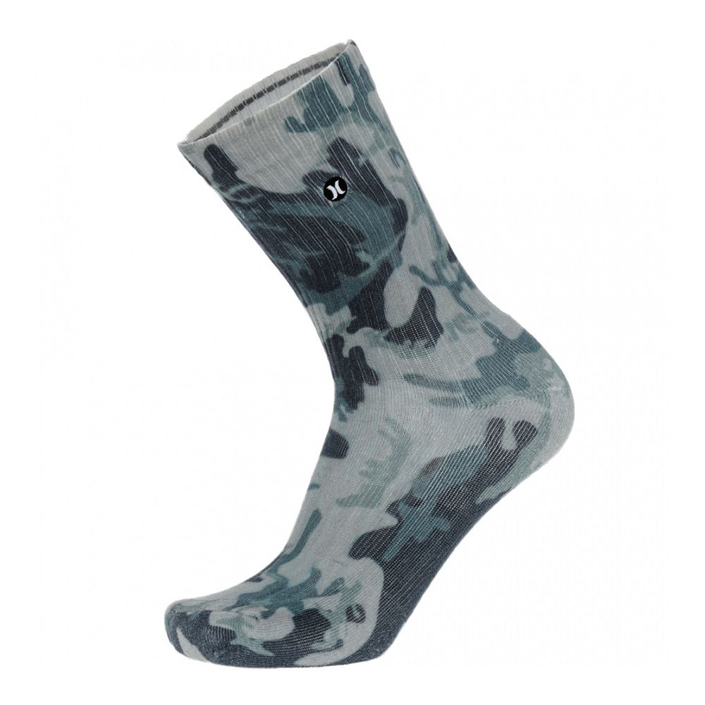 Hurley H2O DRI PRINTED CREW - Chaussettes Homme lt stone grey