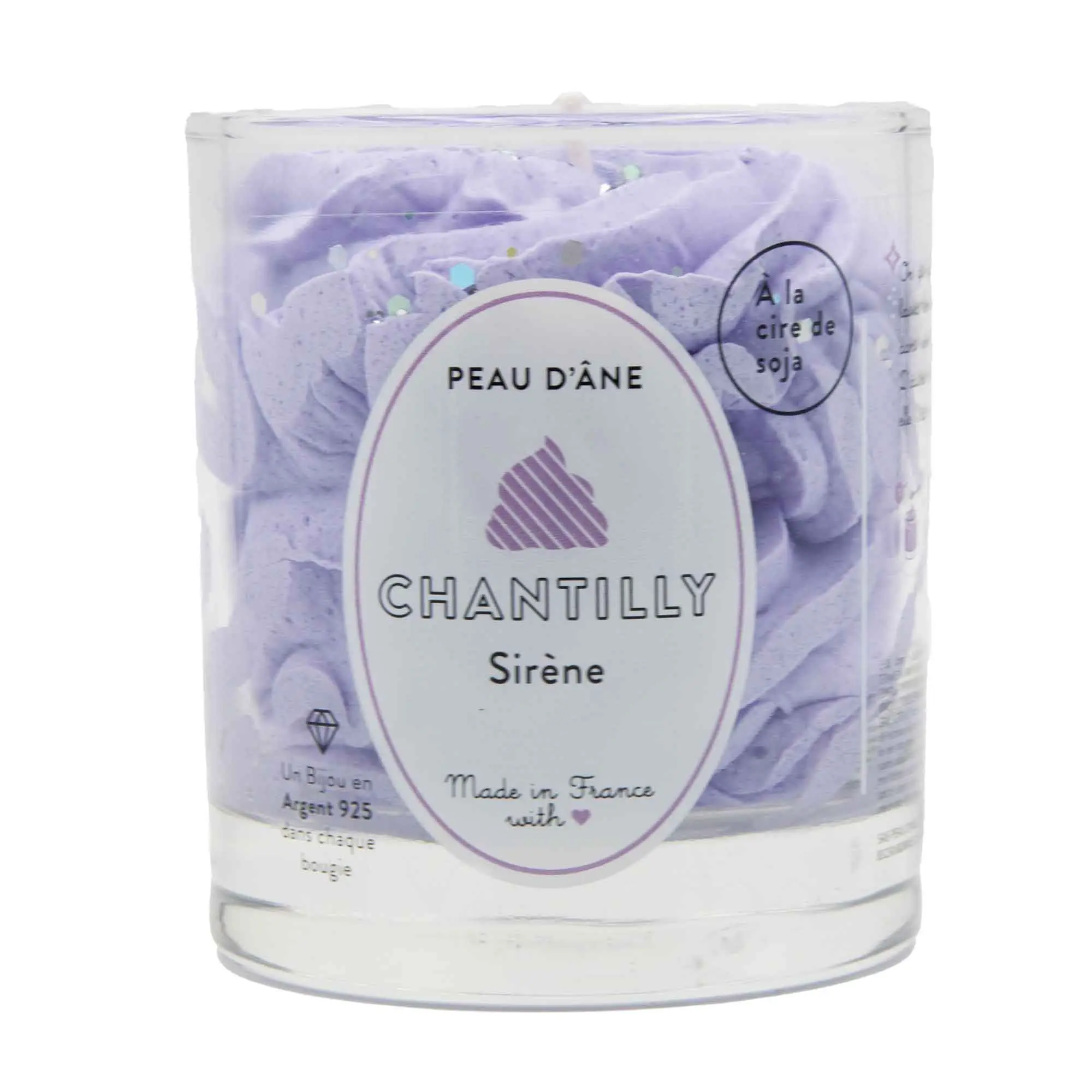 PEAU D'ANE - Sirène Bougie Parfumée avec Bijou- Bougie