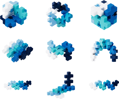 Plus-Plus HEXEL Fidget-leke Waterfall