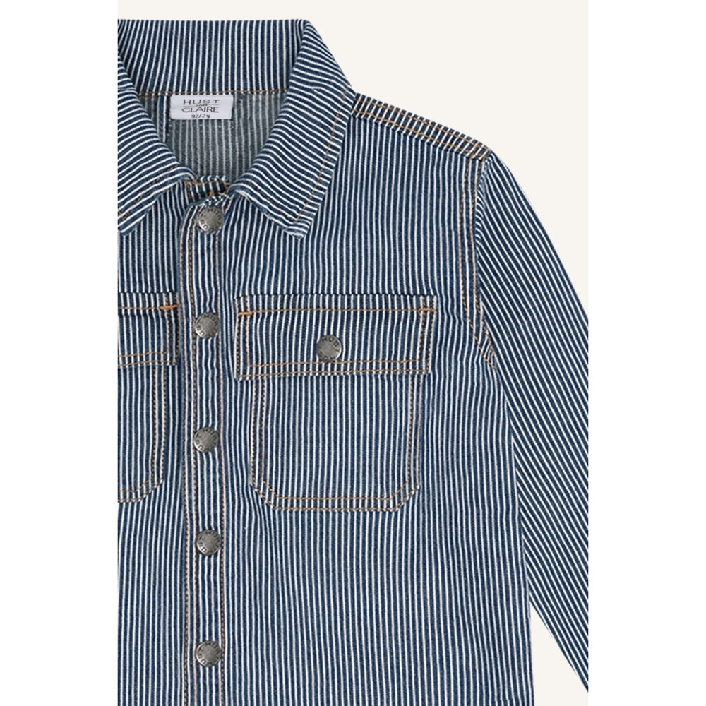 Køb Hust & Claire Blue Denim Jack Yd Stripe