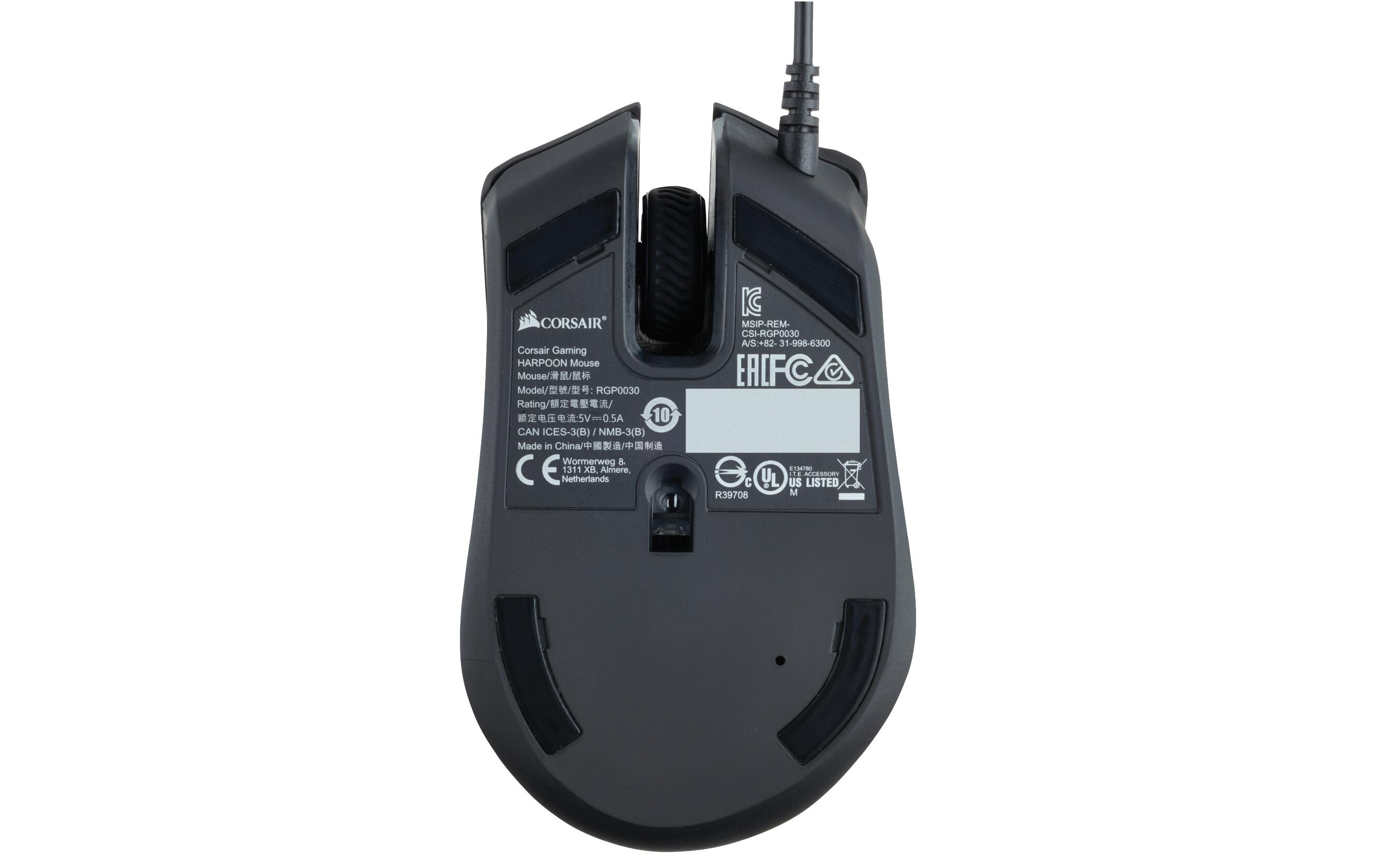 Gaming-Maus Harpoon RGB PRO iCUEFPS/MOBA-Gaming-Maus mit optischem Sensor
