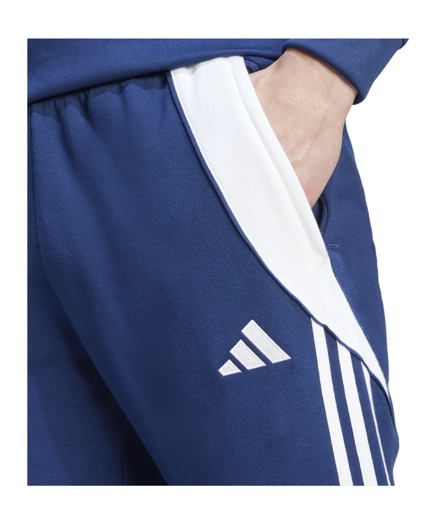adidas Tiro 24 Trainingshose Dunkelblau Weiss