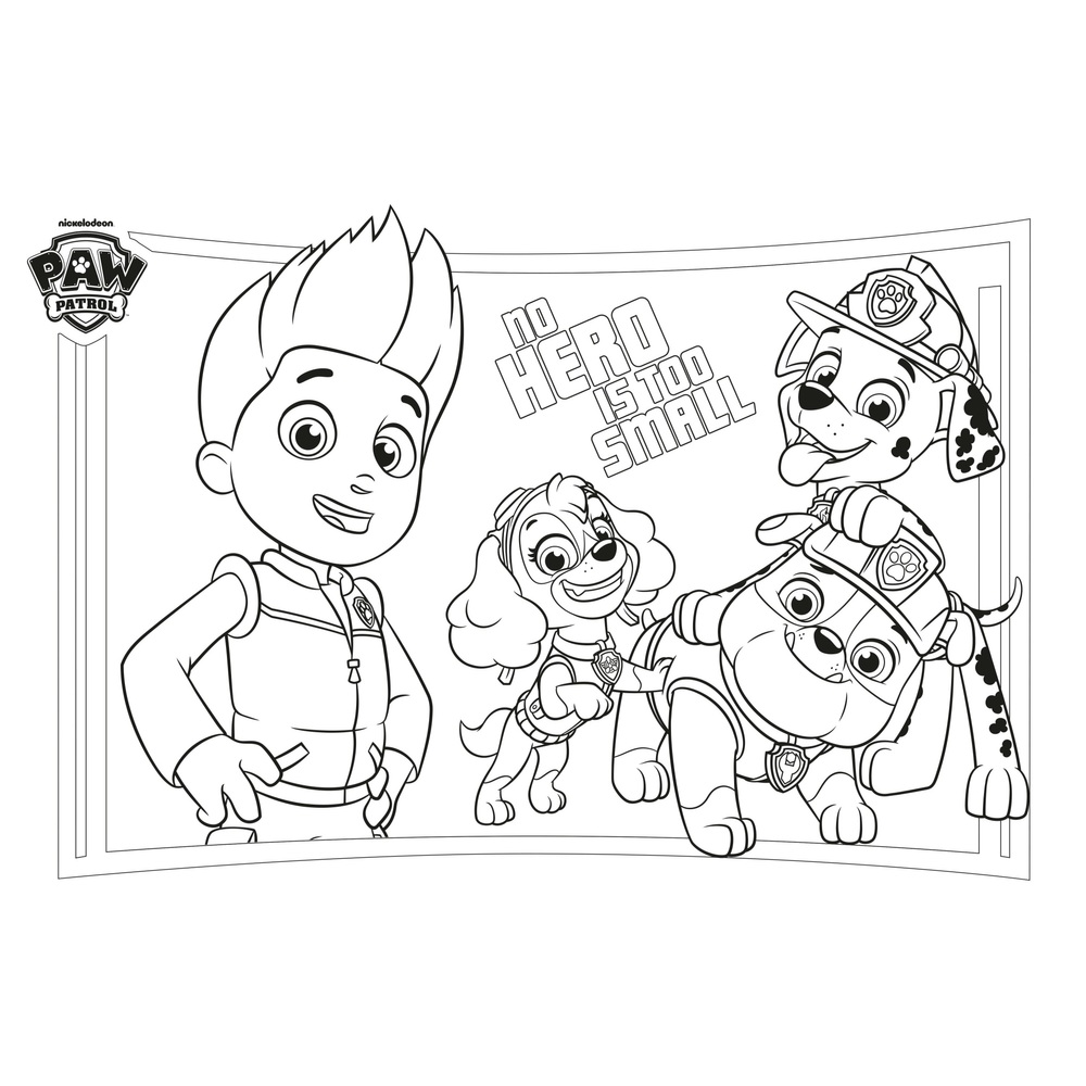 PAW Patrol Riesen-Aktivitäts- und Malblock