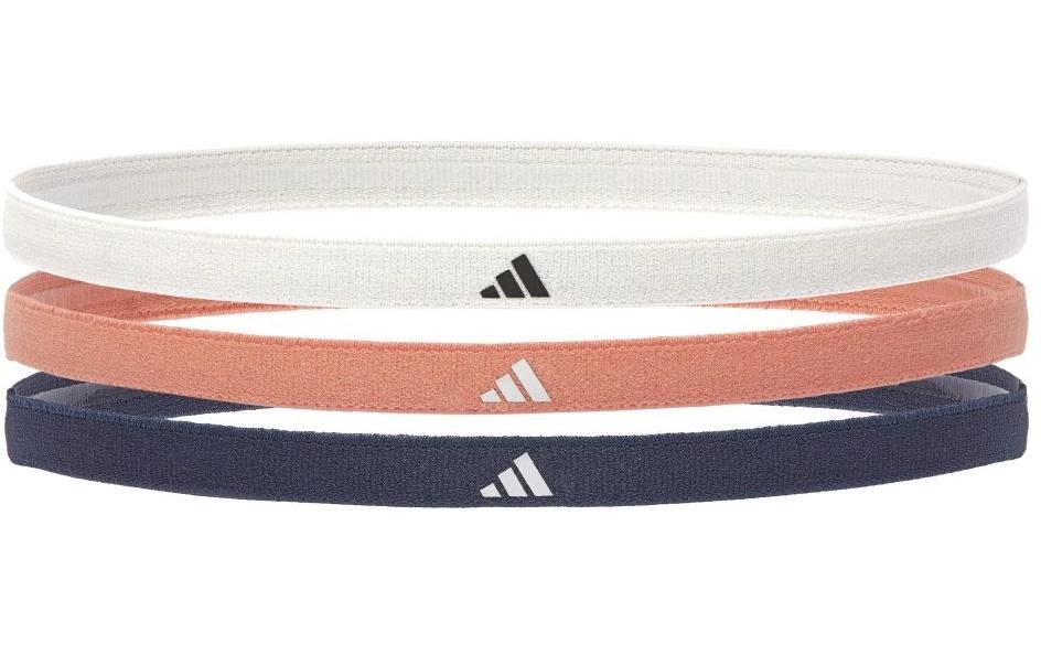 Hairbands Dunkelblau/Hellorange/WeissPackung mit 3 Haarbändern