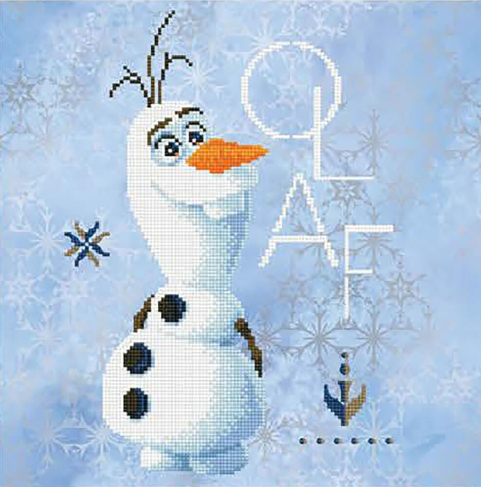 Diamond Dotz Disney Frozen 2 Olaf 40x40 cm