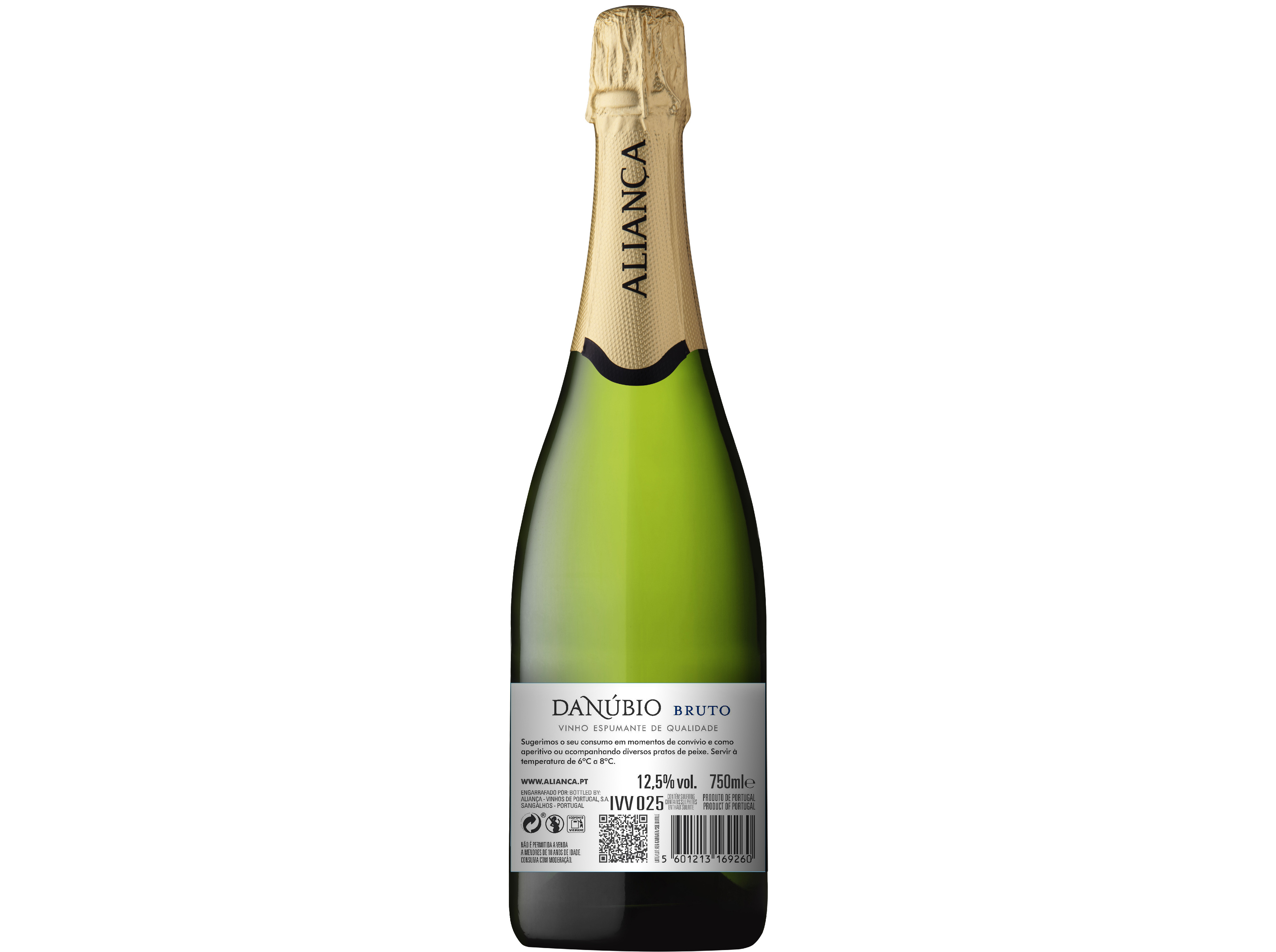 ESPUMANTE ALIANÇA DANÚBIO BRUTO 0.75L