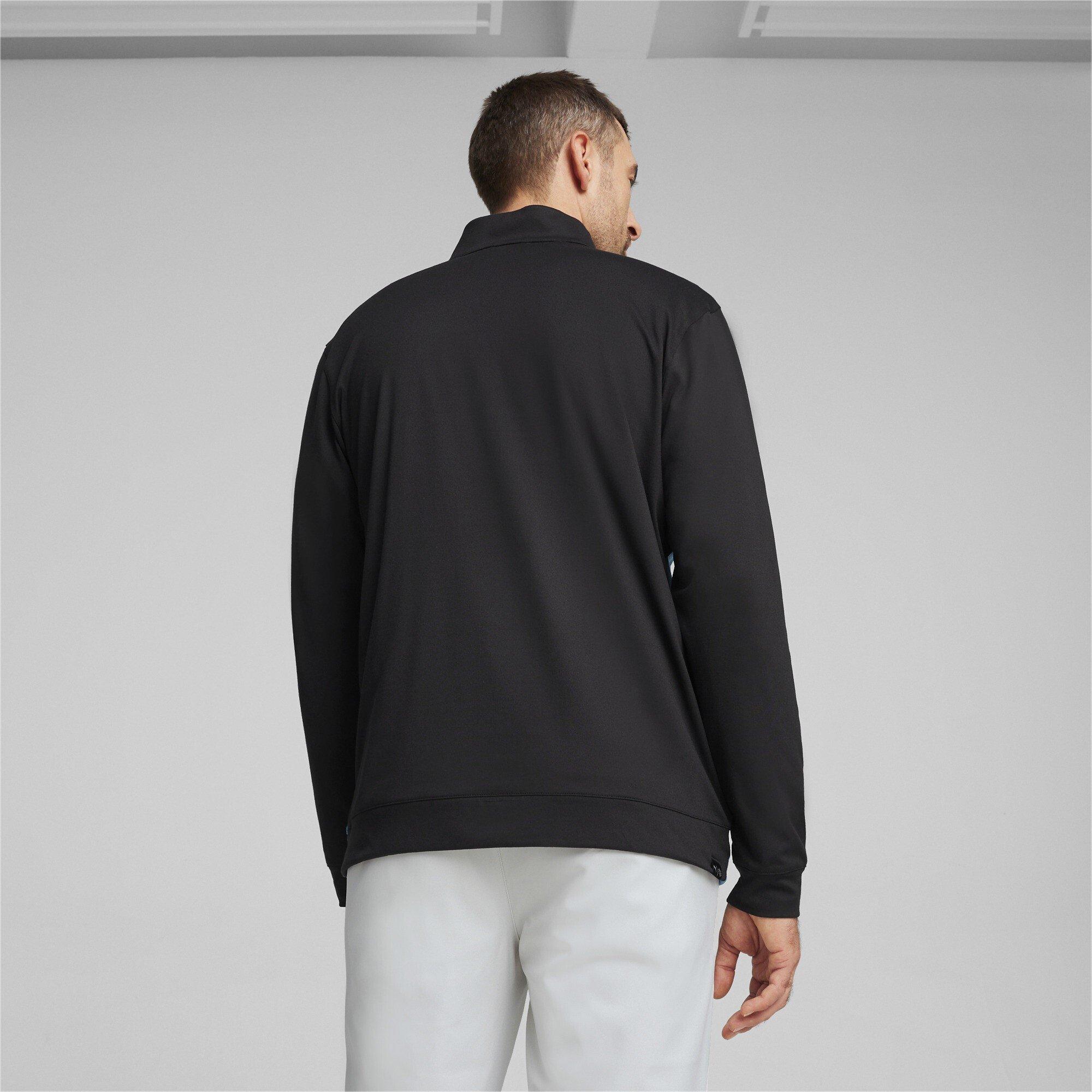 Puma Pure Colour Block Golf Quarter Zip Mens
