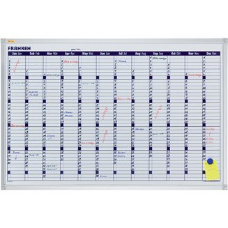 Tableau planning X-tra ! Line calendrier, 90 x 60 cm