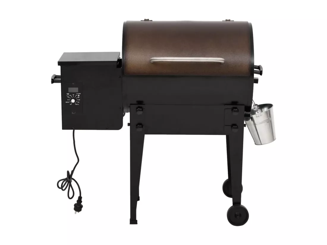 Gril à granulés noir 94 cm fer
