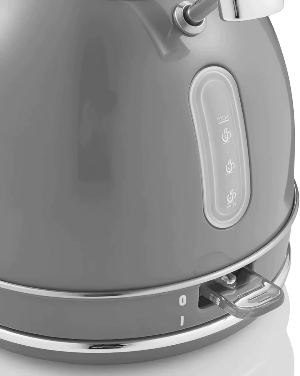 Retro Bouilloire, 1,8 L, Acier Inoxydable sans BPA, Résistance Cachée,