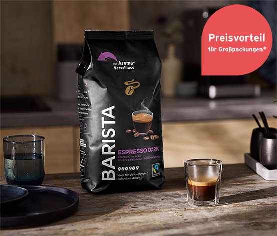 BARISTA Espresso Dark - Ganze Bohne