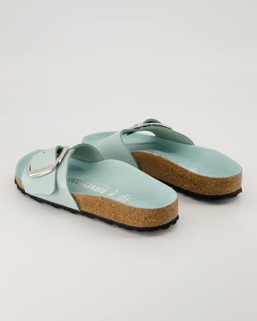 Birkenstock Madrid Big Buckle Pantoletten in Grün