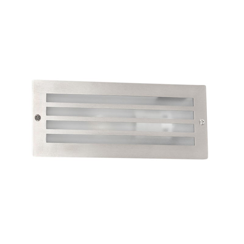 Moderne inbouwspot, staal, IP44 - Hurricane