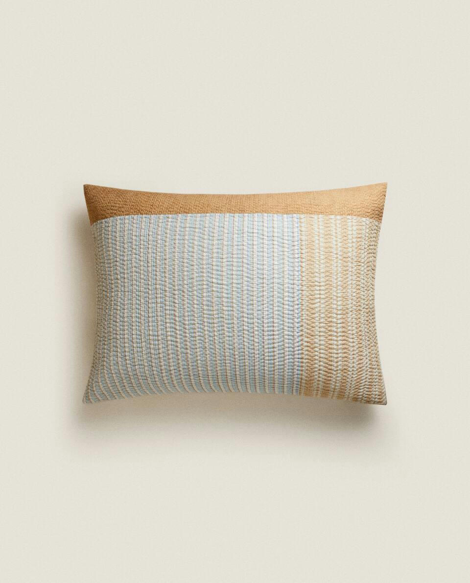 Capa de almofada XXL patchwork