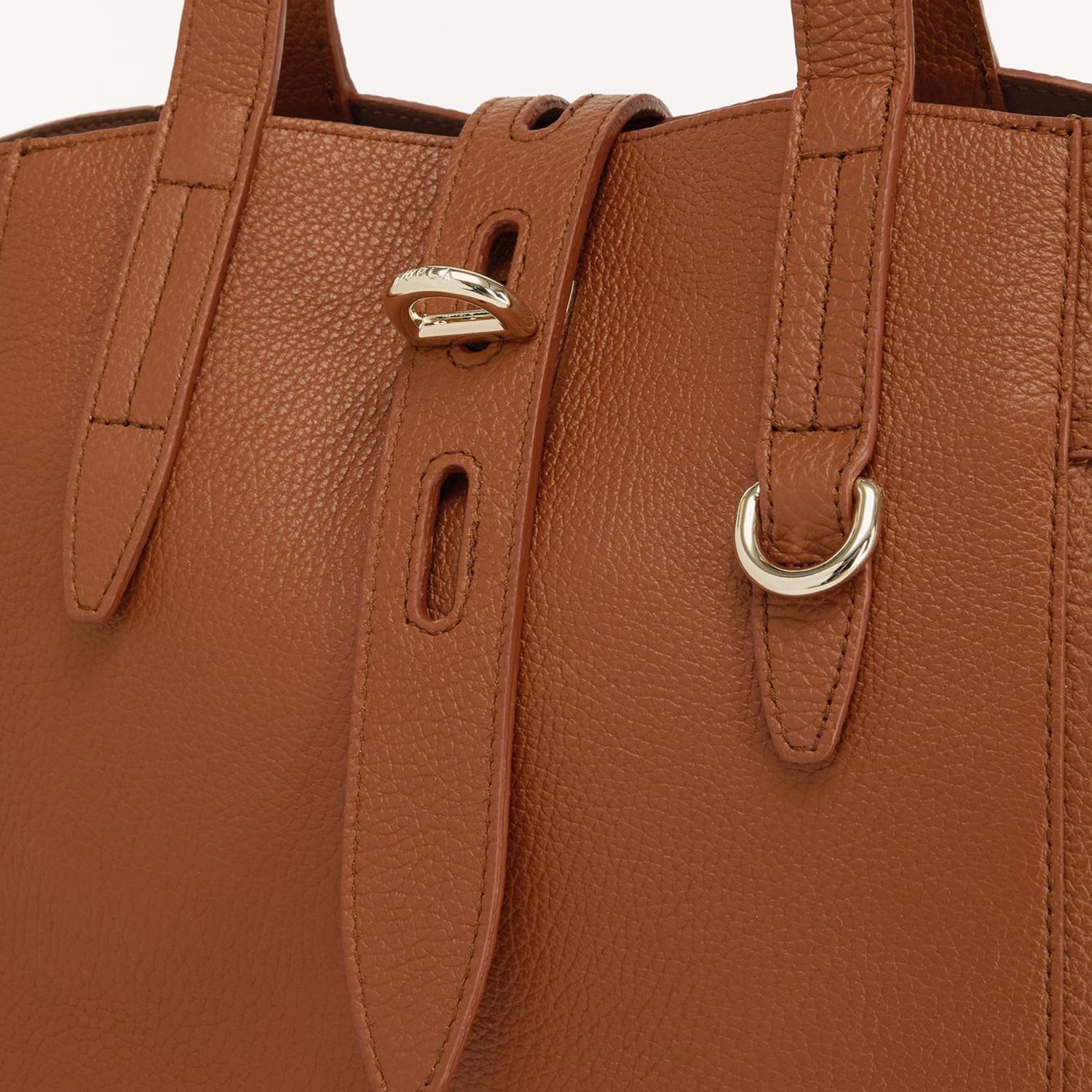 Furla Net M Tote cognac