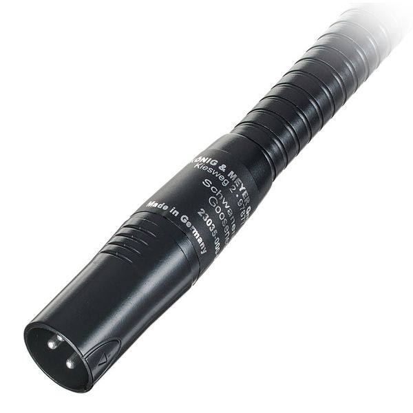 K&M 23035 Goose Neck black