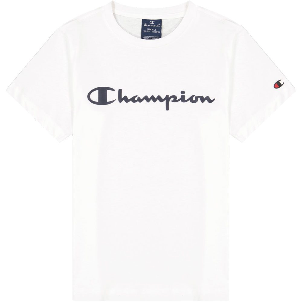 Champion Crewneck T-Shirt Jungen weiß