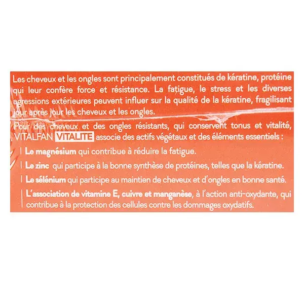 René Furterer Vitalfan Vitalidade para Cabelo e Unhas - Pacote com 3 x 30 cápsulas