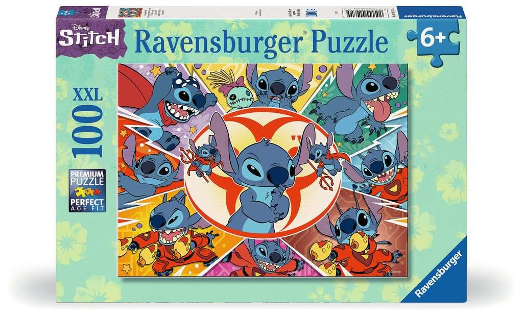 Ravensburger - Puslespil Disney Stitch 100 brikker