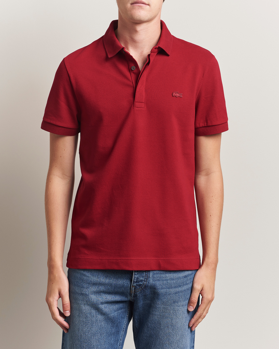 Lacoste Paris Polo Piké Bordeaux