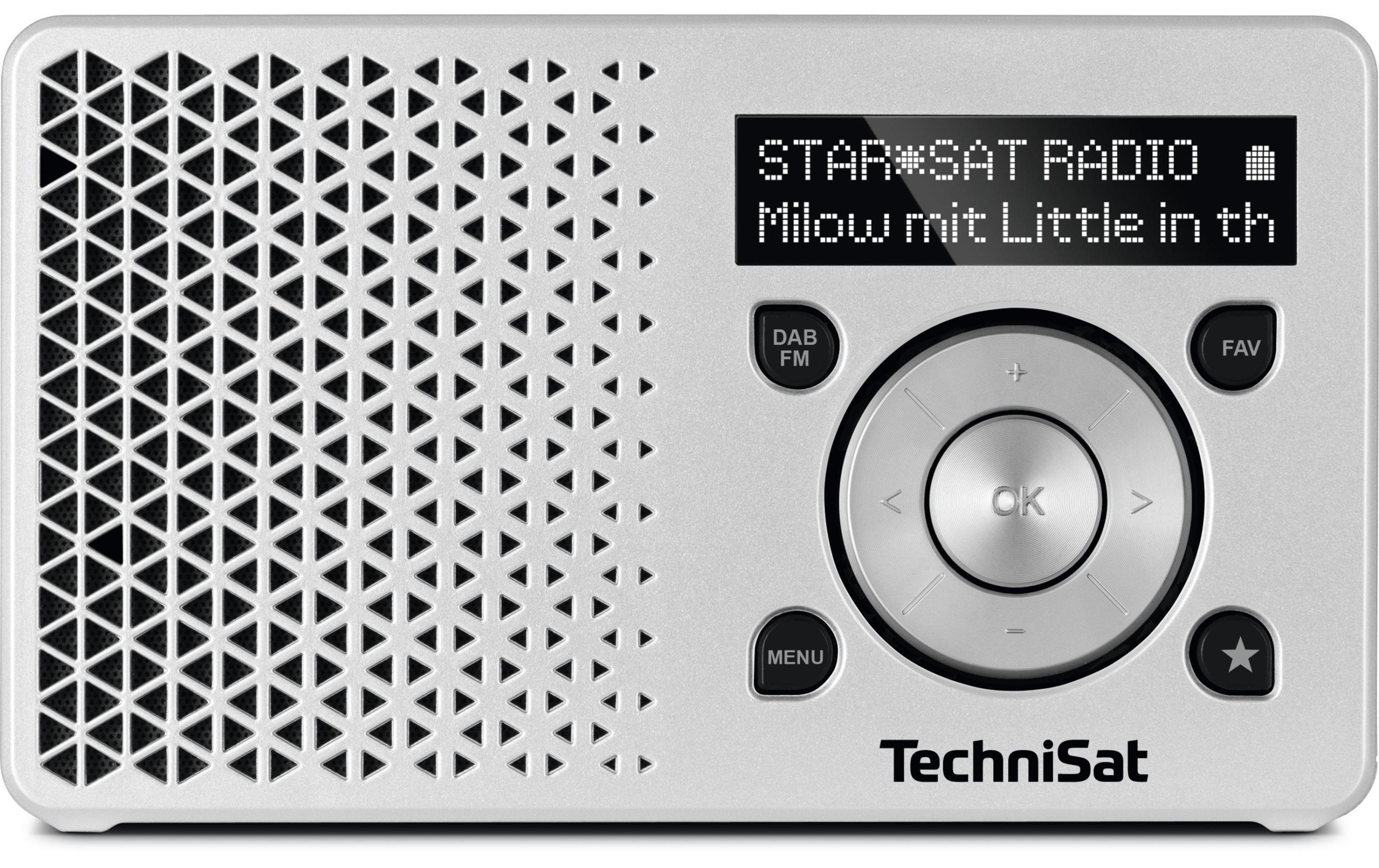 DigitRadio 1 SilberPortables DAB+/UKW-Radio mit integriertem Akku