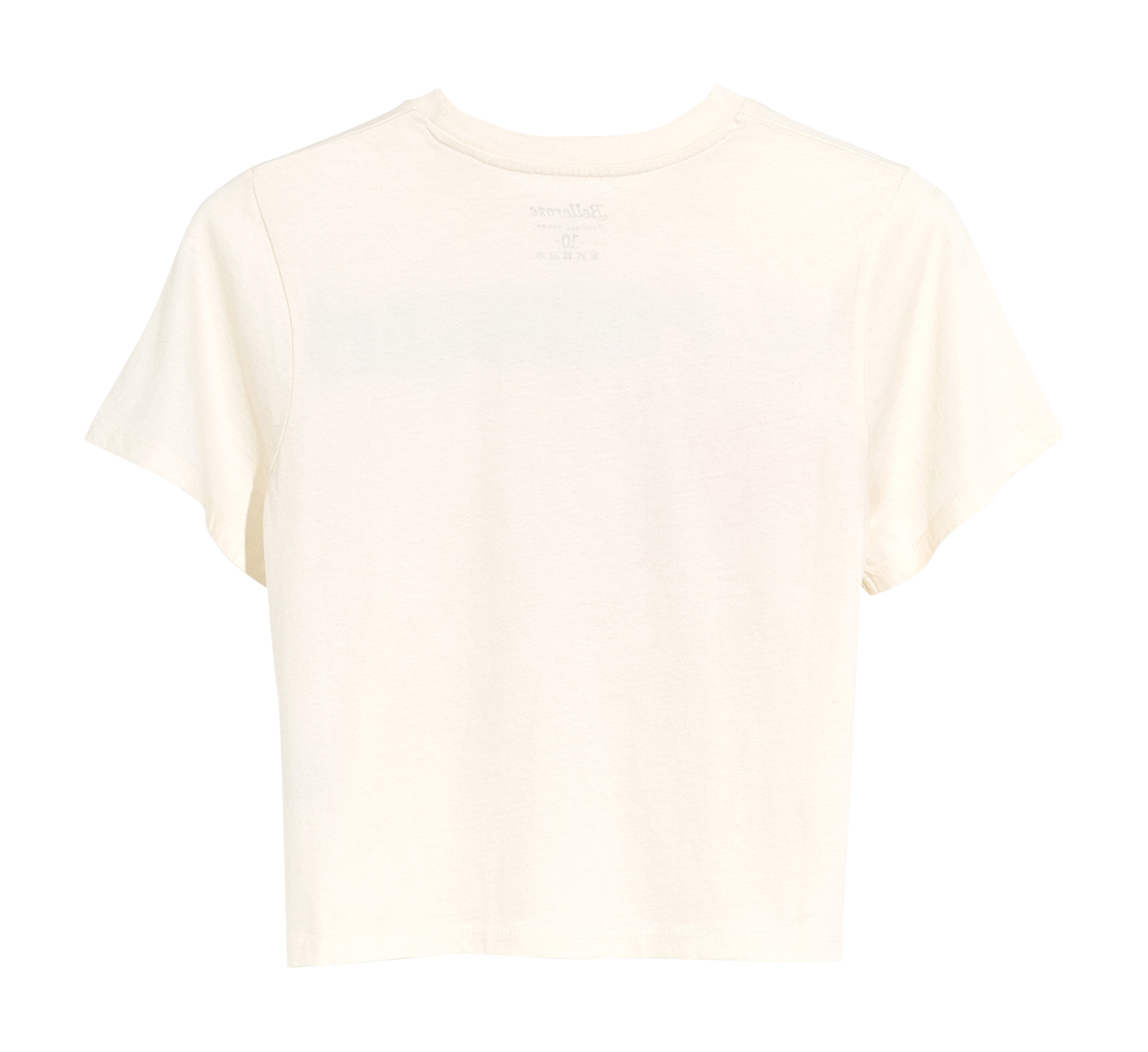 ARGI - Tee-shirt col rond imprimé en coton bio | Blanc