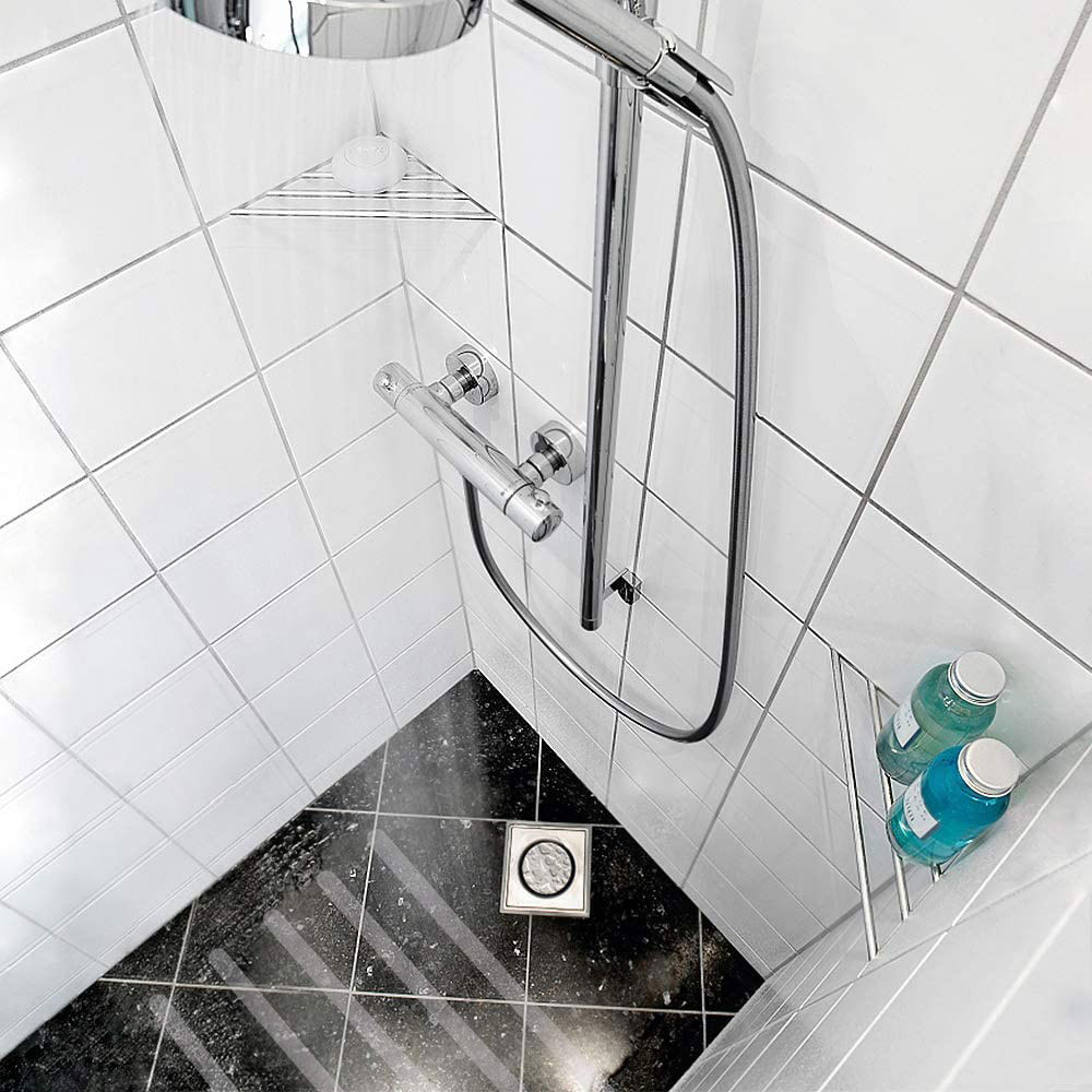 (19-tlg. Set) 2x38cm Selbstklebendes Anti-Rutsch Pad Sticker für Dusche / Badewanne - Transparent