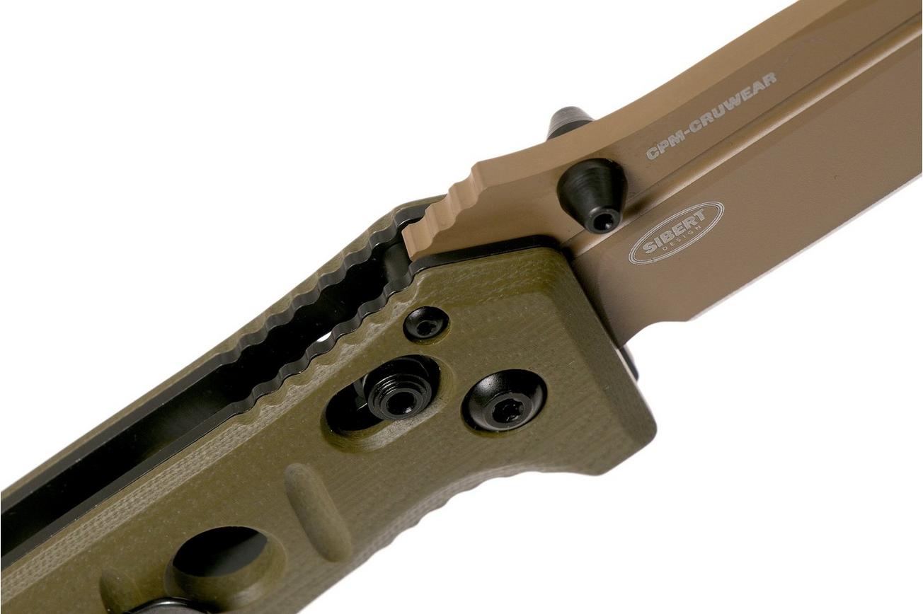 Benchmade 273FE-2 Sibert Mini Adamas OD Green G10, Flat Earth zakmes, Shane Sibert design