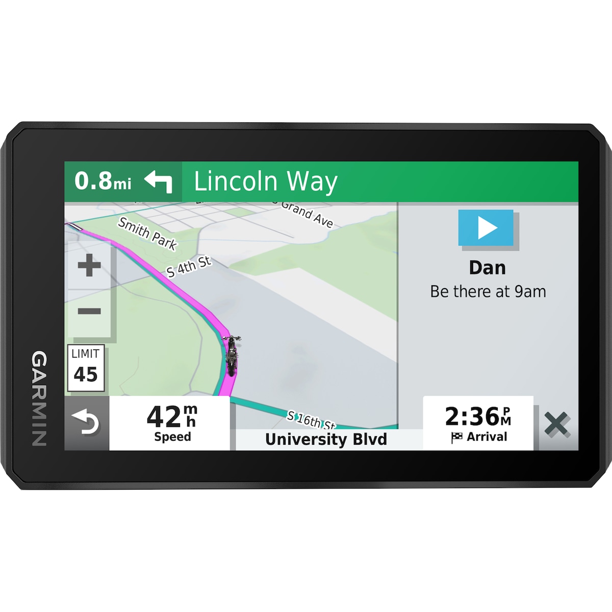 Garmin Zumo XT MT-S GPS motorsykkel (sort)