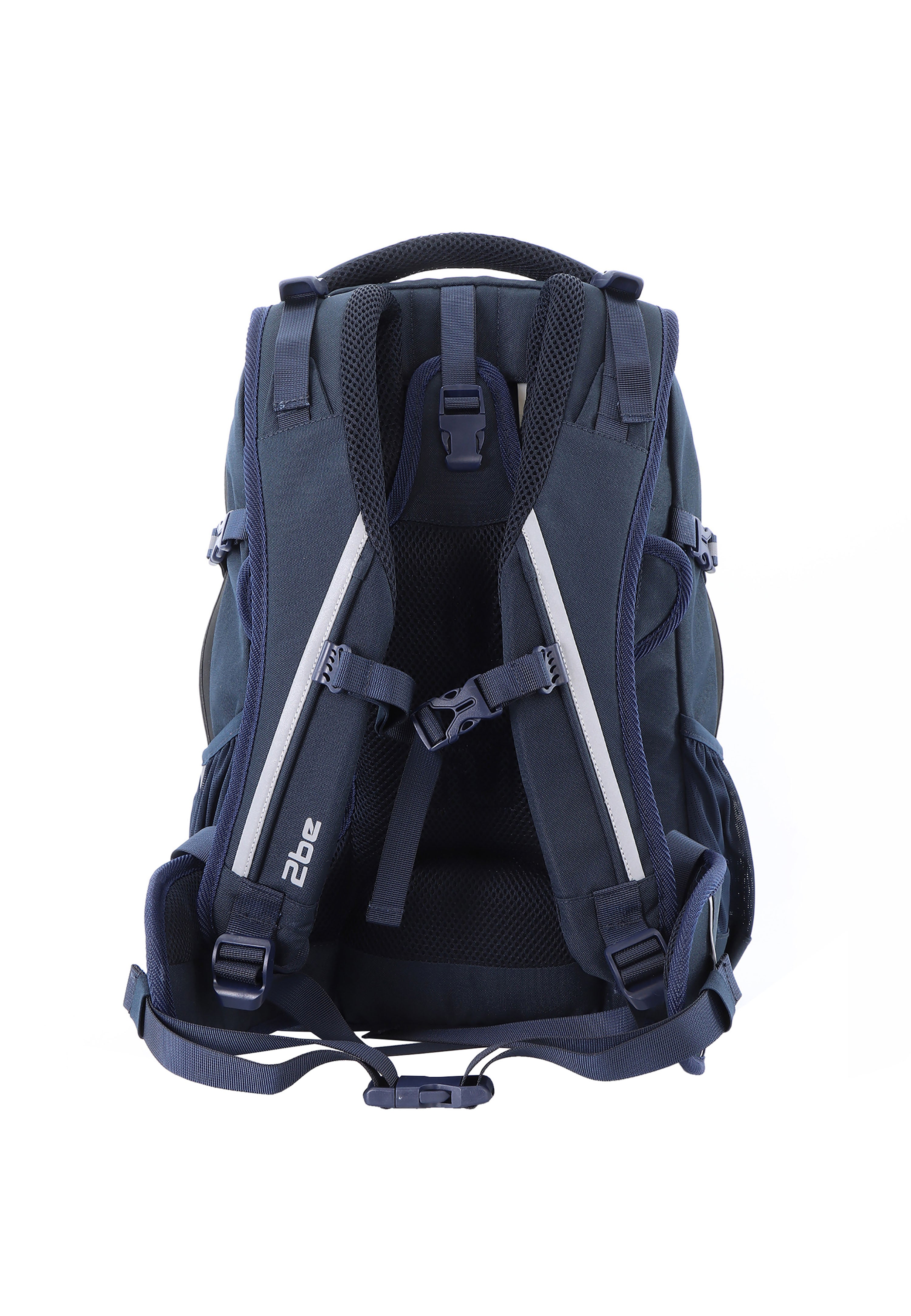 2be School Backpack Rugzak Marine Blauw