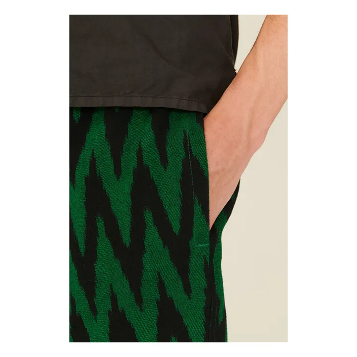 YMC Short Jay Imprimé | Vert