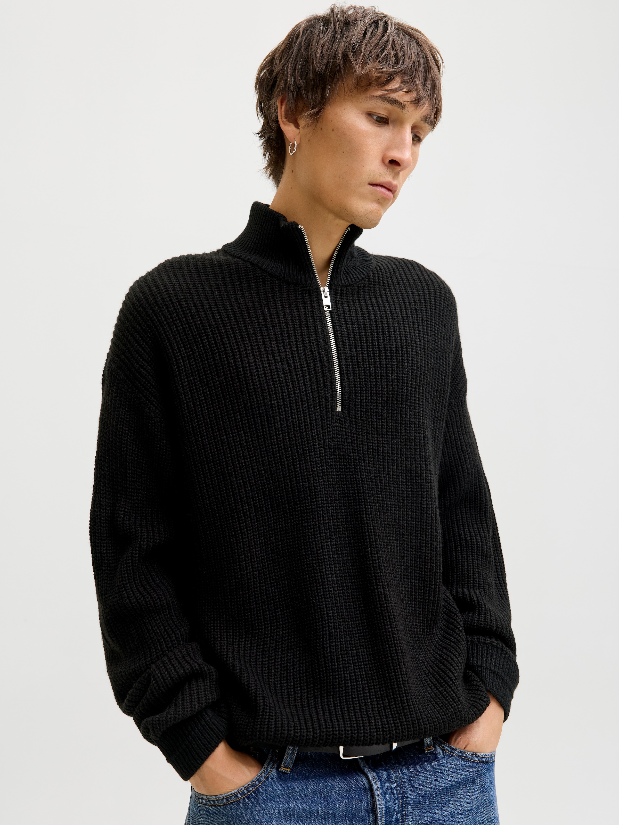 Jack & Jones Troyer »JJKAITO KNIT HALF ZIP BF«