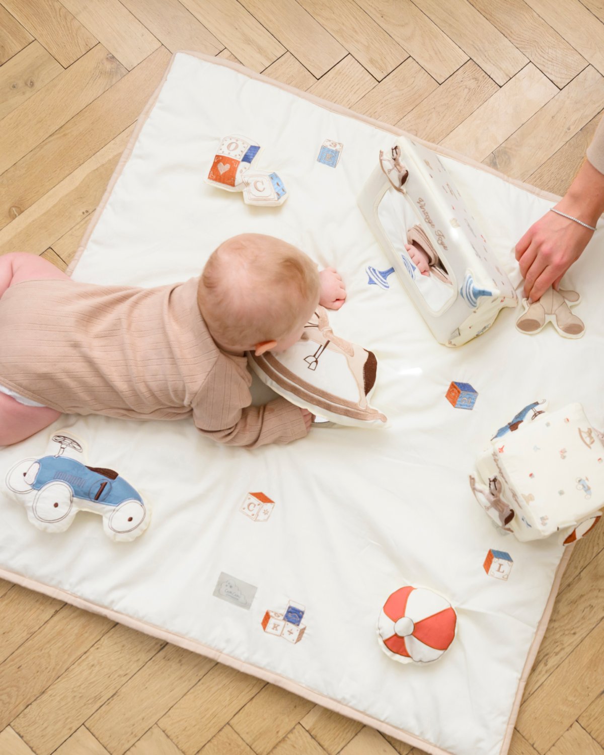 Lekespeil til lekematte – Økologisk | Tummy Time Mirror