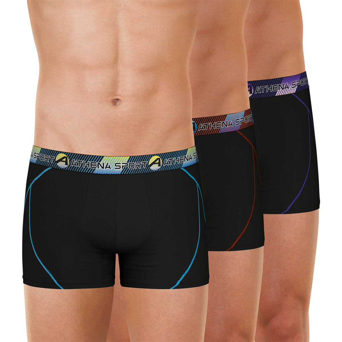 ATHENA<br>Conjunto van 3 boxers Training