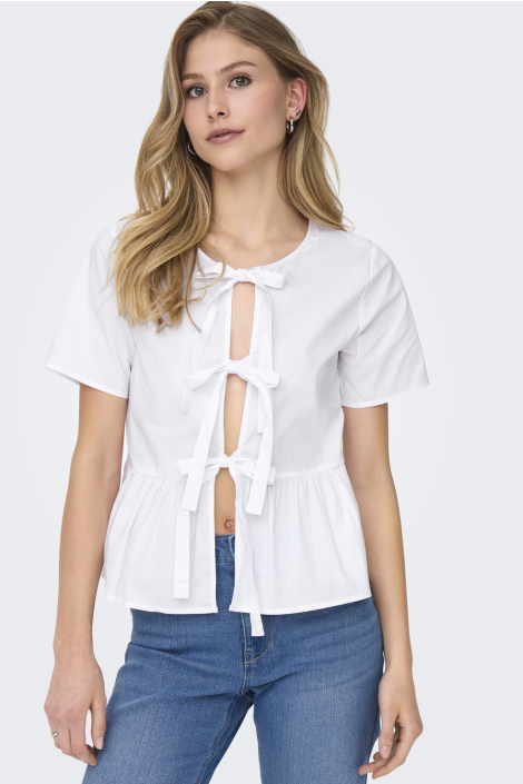 Jacqueline de Yong witte dames blouse