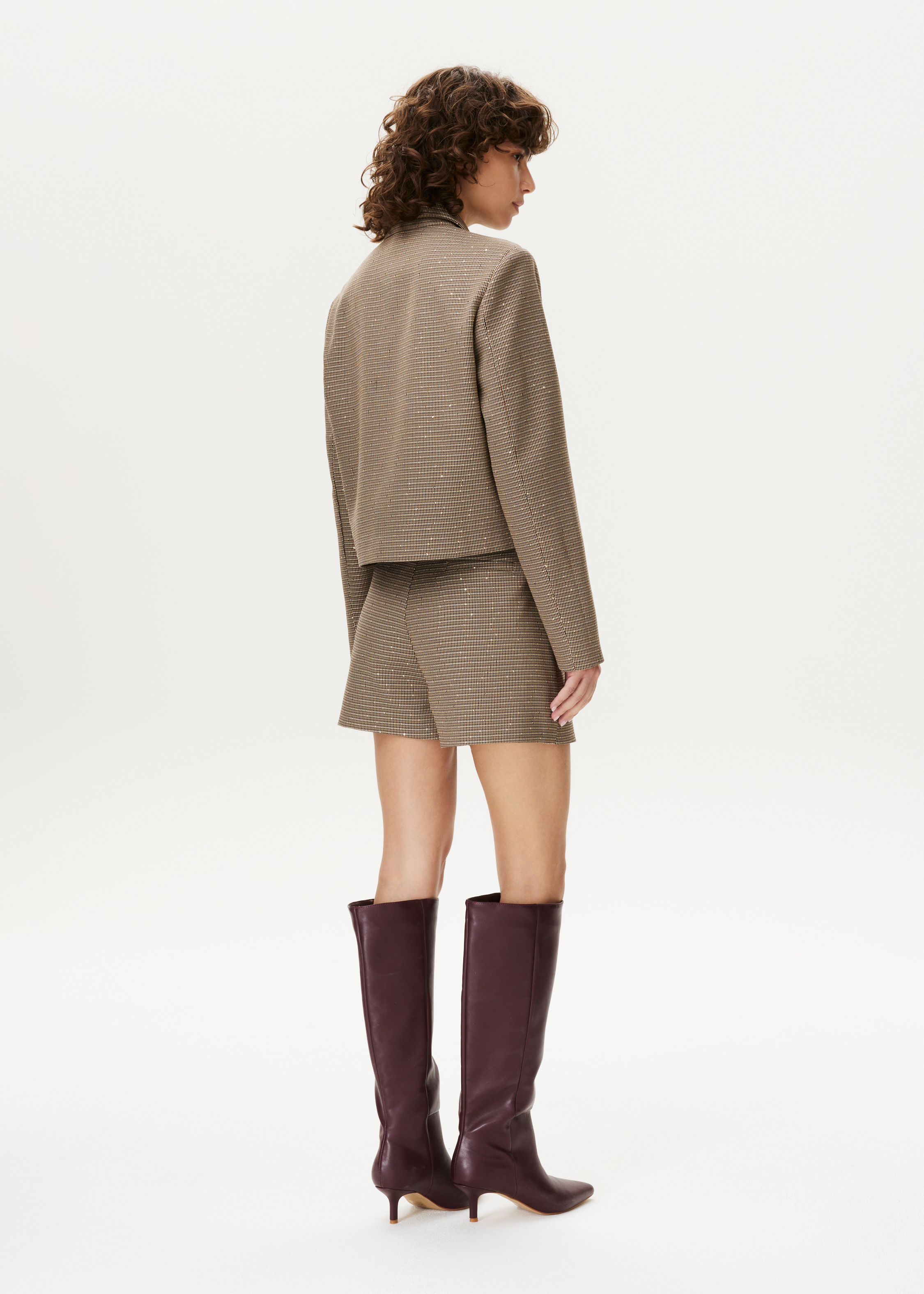 Overlap skort met sequins