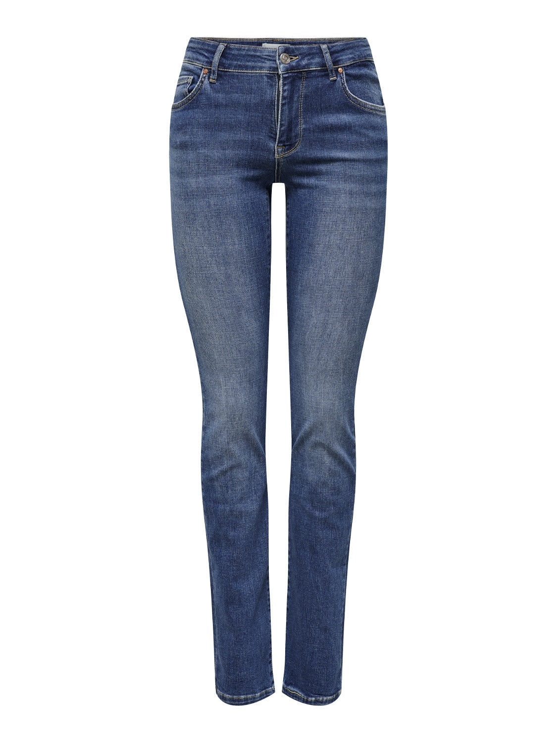 ONLALICIA Mittlere Taille Gerade geschnitten Jeans Medium Blue Denim