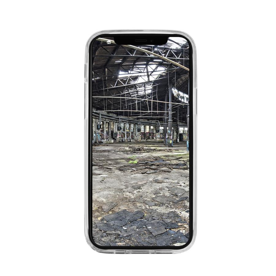 iPhone 13 Hybrid Hülle TPU Bumper   Acryl Rückseite Pankow (10799) - Transparent