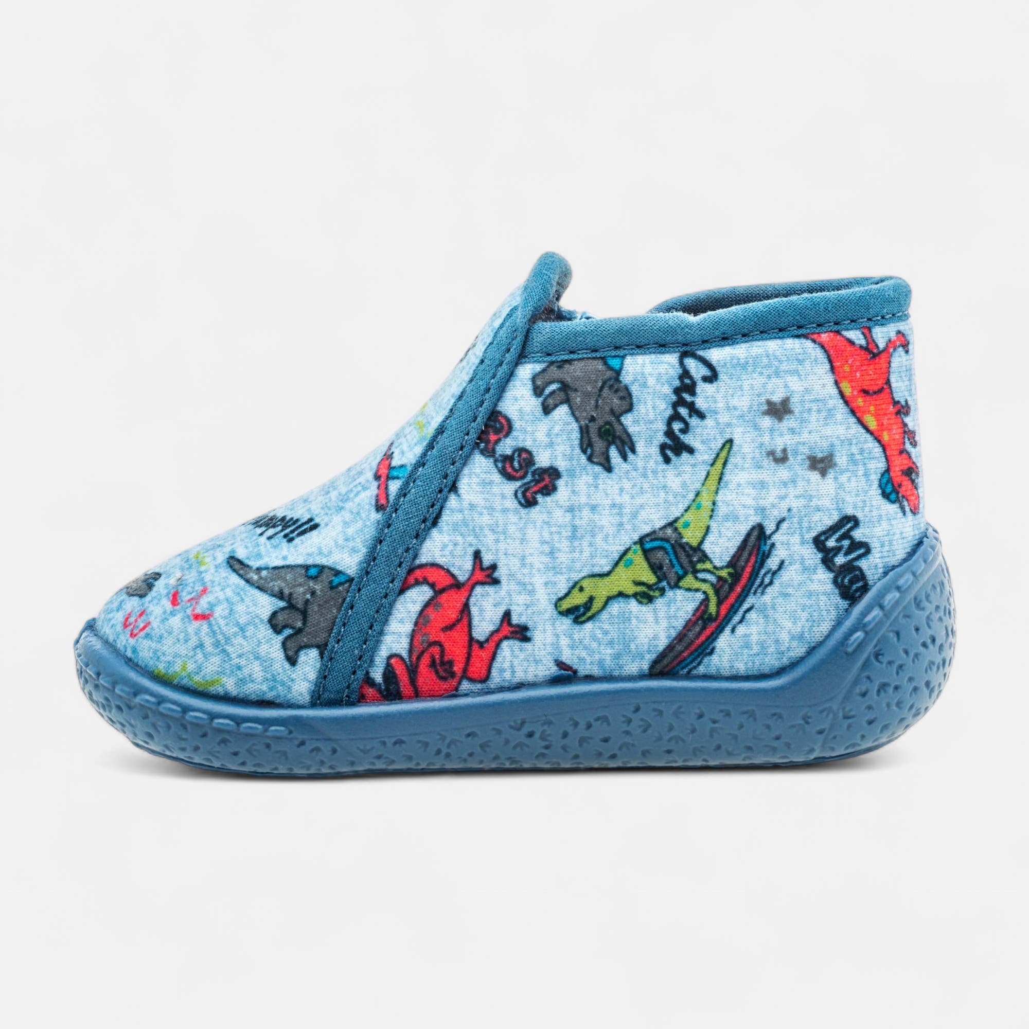 Pantoufles botillons zippés Bébé garçon jeans