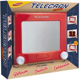 Ardoise magique TELECRAN ORIGINAL, rouge