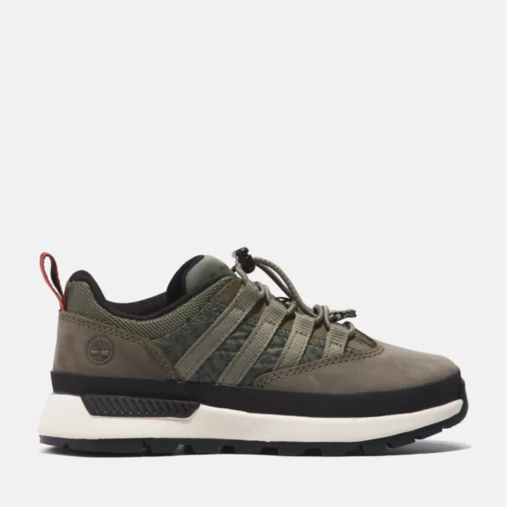 Euro Trekker Trainer para jovens na cor verde.