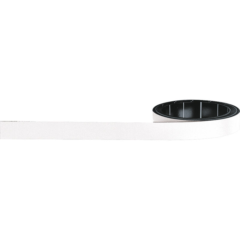 Magnetoplan Magnetband, 10 x 1000 mm, weiss, 1 Stück