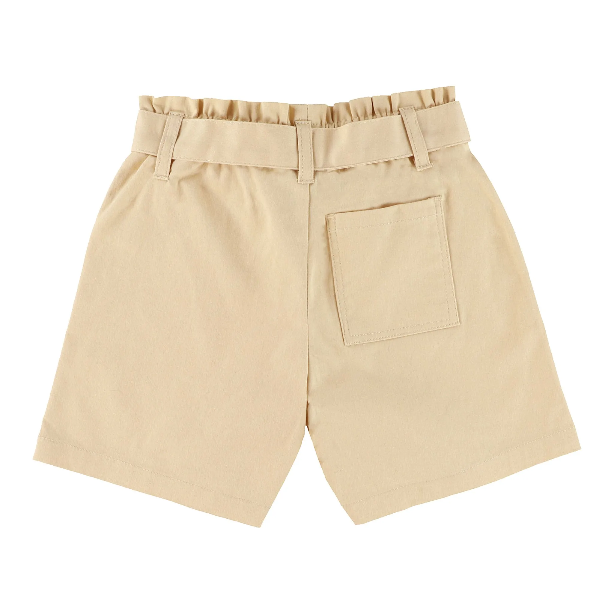 Chat Botté Short Uni Jardin Beige 2-8ans